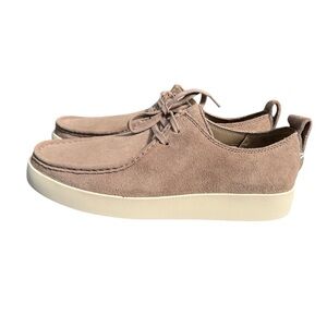 Everlane Men The Desert Suede Leather Lace Up Shoes In Sepia Size 12.5